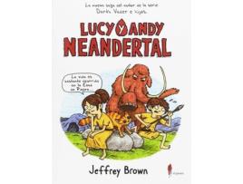 Livro Lucy & Neal Neandertal de Jeffrey Brown