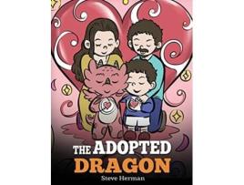 Livro Adopted Dragon de Steve Herman (Inglês - Capa Dura)