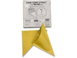 Cones de Rua em Papel de Celulose Pura 180 X 180 Mm KAMI Branco Adulto