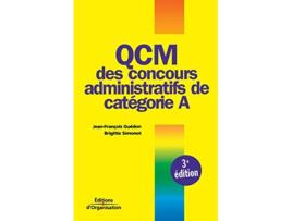 Livro QCM des concours administratifs de catégorie A French Edition de Jean-François Guédon e Brigitte Simonot (Francês)
