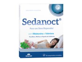 Suplemento Alimentar VELVET MED Sedanoct Comprimidos Revestidos (Com Melatonina E Valeriana)