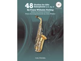 Livro 48 Studies for The Alto Saxophone In Eb, Op. 31 de Franz Wilhelm Ferling, Edited By Daniel Schmidt et al. (Inglês)