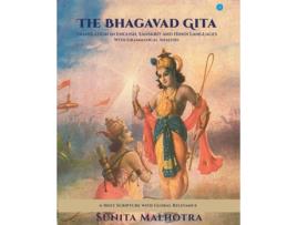 Livro Bhagavad Gita de Sunita Malhotra (Inglês)