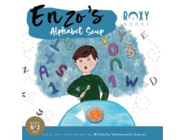Livro Enzos Alphabet Soup de Michelle Valenzuela Caorsi (Inglês)