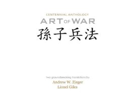 Livro Art of War Centennial Anthology Edition with Translations by Zieger and Giles de Sun Tzu (Inglês)