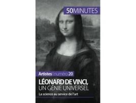 Livro Léonard de Vinci un génie universel La science au service de lart Artistes French Edition de Tatiana Sgalbiero e 50Minutes (Francês)
