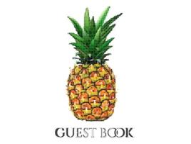 Livro pineapple mosaic international hospitality blank guest book pineapple mosaic de Sir Michael Huhn (Inglês - Capa Dura)