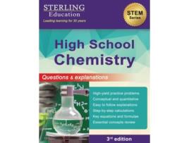 Livro High School Chemistry Questions Explanations for High School Chemistry de Sterling Education (Inglês)
