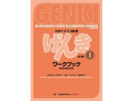 Livro Genki An Integrated Course in Elementary Japanese I Workbook third Edition de Banno Eri (Japonês)