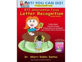 Livro RTI Intervention Focus Letter Recognition de Dr Sherri Dobbs Santos (Inglês)