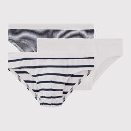 Petit Bateau Lote de 3 cuecas, 3-12 anos
