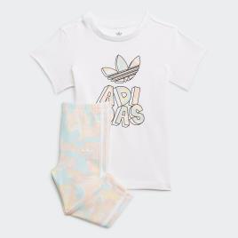 Adidas Originals Conjunto de 2 peças, t-shirt e leggings, 3 meses-4 anos