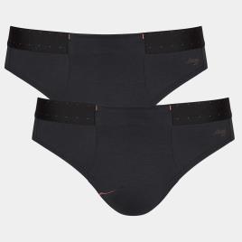 Lote de 2 slips, em algodão bio