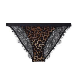 Love Stories Cuecas com estampado leopardo e renda, WILDROSE