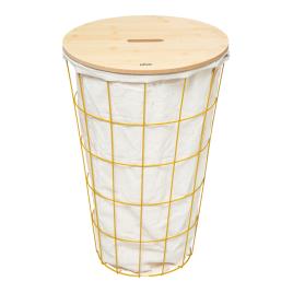 CESTO DE BANHO MOSTARDA COLEÇÃO CORES