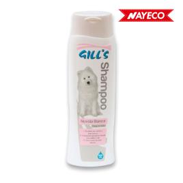 CHAMPÔ PARA ANIMAIS DE ESTIMAÇÃO ESPECIFICO PELO BRANCO 200ML GILLS