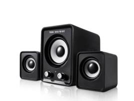Alto-falantes 2.1 - - Alto-falantes mini USB - 11W - Preto - Com fio INN