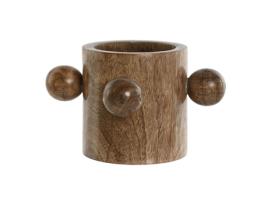 Vaso HOME ESPRIT Castanho Madeira de mangueira