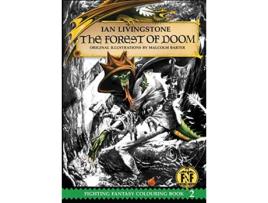 Livro Official Fighting Fantasy Colouring Book 2 The Forest of Doom de Ian Livingstone (Inglês)