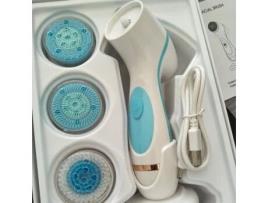 Instrumento de limpeza elétrica de silicone facial massageador de cuidados com a pele LESHP