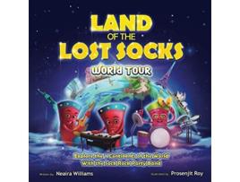 Livro Land of the Lost Socks World Tour de Neaira Williams (Inglês)