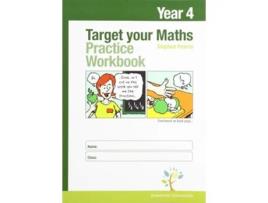 Livro Target your Maths Year 4 Practice Workbook de Stephen Pearce (Inglês)