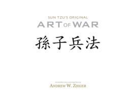 Livro Sun Tzu's Original Art of War: Special Bilingual Edition Sun Tzu, Sun Zi (Inglês)