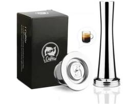 i Cáfilas reutilizáveis de filtro de café, cápsulas de café recarregáveis compatíveis com máquinas Nespresso em aço inoxidável I CAFILAS