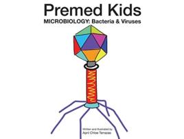 Livro Premed Kids Microbiology Bacteria Viruses de April Chloe Terrazas (Inglês)