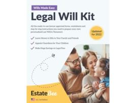 Livro Legal Will Kit Make Your Own Last Will Testament in Minutes 2023 US Edition de EstateBee (Inglês)