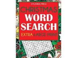 Livro Christmas Word Search ExtraLarge Print de Dylanna Press (Inglês)