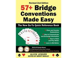 Livro 57 Bridge Conventions Made Easy The New GoTo Quick Reference Book de Alvin Lesser (Inglês)
