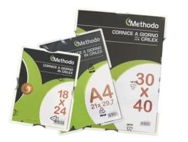 MÉTODO K900118 Quadro de exibição retroiluminado branco transparente