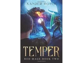 Livro Temper An Apocalyptic LitRPG Series Red Mage de Xander Boyce (Inglês)
