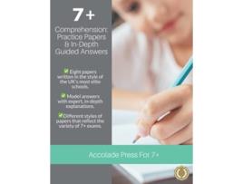 Livro 7 Comprehension Practice Papers InDepth Guided Answers 7 Plus Entrance Exams de Accolade Press, R P Davis et al. (Inglês)