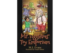 Livro Mr Figgletoes Toy Emporium de MJ Evans (Inglês)