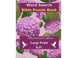 Livro Word Search Bible Puzzle Illustrated Edition Large Print de Wordsmith Publishing (Inglês)