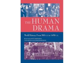 Livro Human Drama v. 2 World History from 500 C.E.to 1400 C.E. de Jean Elliott Johnson e Donald James Johnson (Inglês)