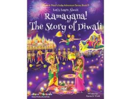 Livro Lets Learn About Ramayana The Story of Diwali Maya Neels India Adventure Series de Ajanta Chakraborty Vivek Kumar (Inglês)