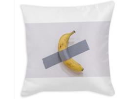 Almofada Cetim quadrada Urban Elegance 35x35 Banana com Adesivo