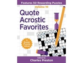 Livro Quote Acrostic Favorites Features 50 Rewarding Puzzles Puzzle Books for Fun de Charles Preston (Inglês)