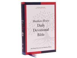 Livro NKJV, Matthew Henry Daily Devotional Bible, Hardcover, Red Letter, Comfort Print de Thomas Nelson (Inglês - Capa Dura)