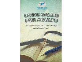 Livro Logic Games for Adults Crossword Puzzle for Brain Help with 70 puzzles de Puzzle Therapist (Inglês)