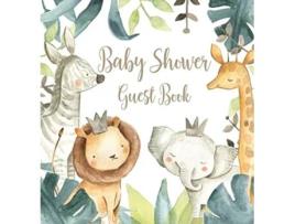 Livro Safari Baby Shower Guest Book Hardcover de Lulu And Bell (Inglês - Capa Dura)