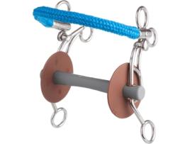 Macio Hackamore Tandem Comfort Bar Prateado 130 Mmberis