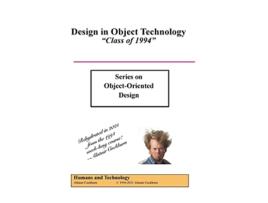 Livro Design in Object Technology Class of 1994 ObjectOriented Design de Alistair Cockburn (Inglês)