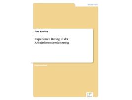 Livro Experience Rating in der Arbeitslosenversicherung German Edition de Tino Kanicke (Alemão)