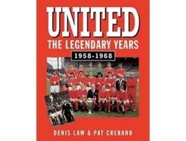 Livro United de Pat Crerand e Denis Law (Inglês)