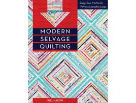 Livro modern selvage quilting de nason, riel (inglês)