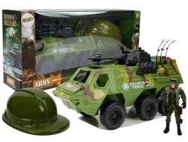 Conjunto Militar com Veículo, Capacete e Soldado – Aventura Militar Infantil